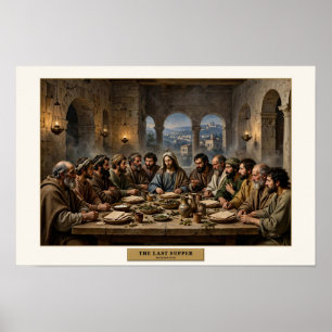 The Last Supper — Da Vinci Style Poster