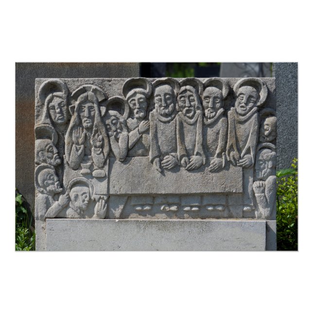 The Last Supper Gravestone Poster (Front)