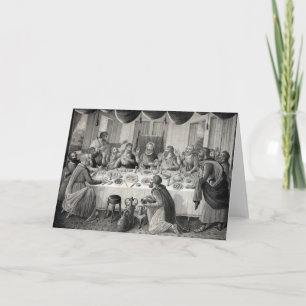 "The Last Supper" greeting card