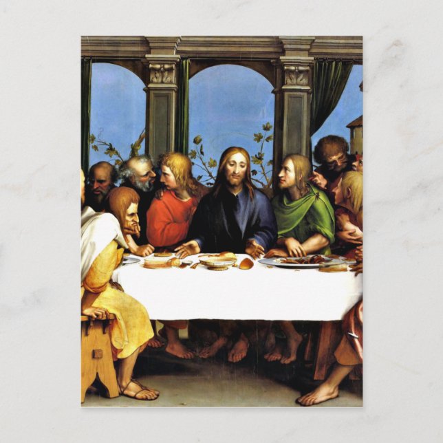 The Last Supper - Hans Holbein the Younger Postcard (Front)