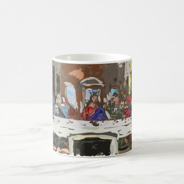 The Last Supper: Jesus and His Disciples Coffee Mug (Center)
