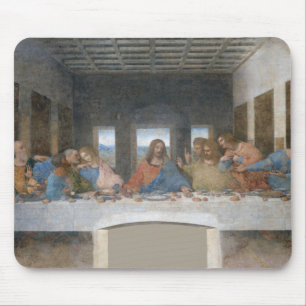 The Last Supper, Leonardo da Vinci, 1495-1498 Mouse Mat