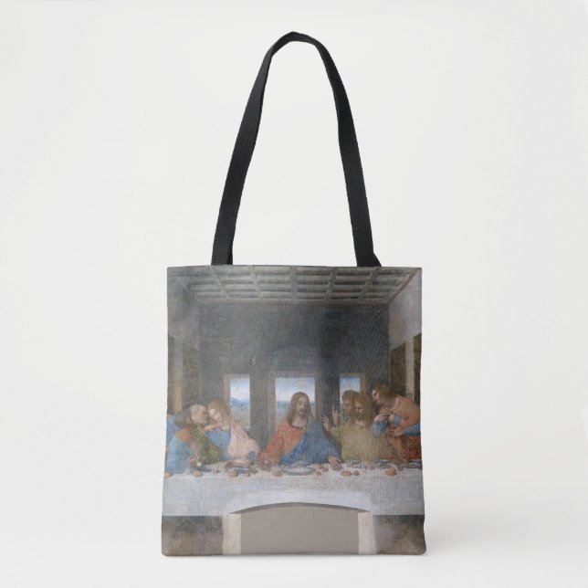The Last Supper, Leonardo da Vinci, 1495-1498 Tote Bag (Front)