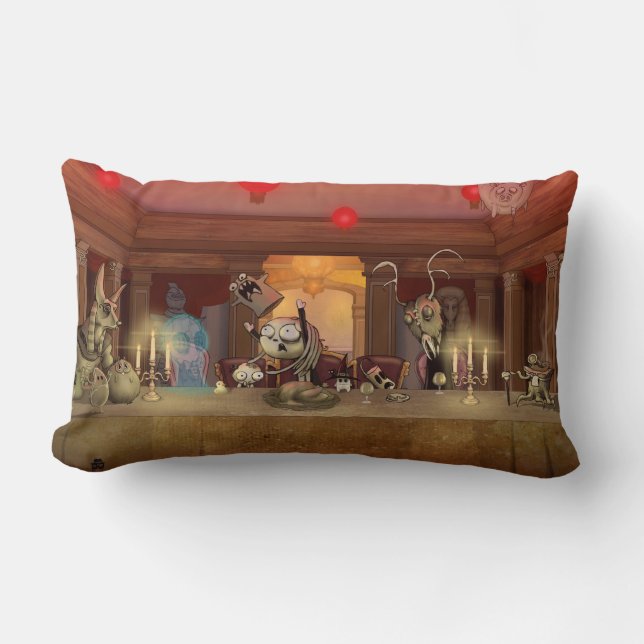The Last Supper Lumbar Cushion (Front)