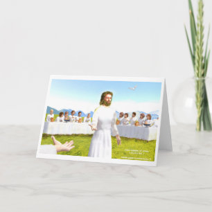 The Last Supper of Jesus ( Eucharist )  Card