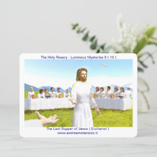 The Last Supper of Jesus ( Eucharist )  Invitation
