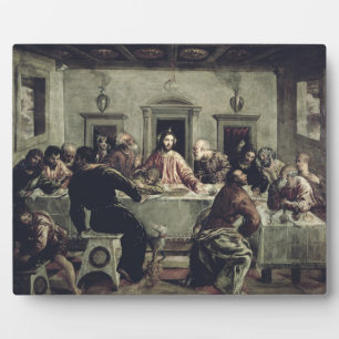 The Last Supper (oil on canvas) 2 Plaque