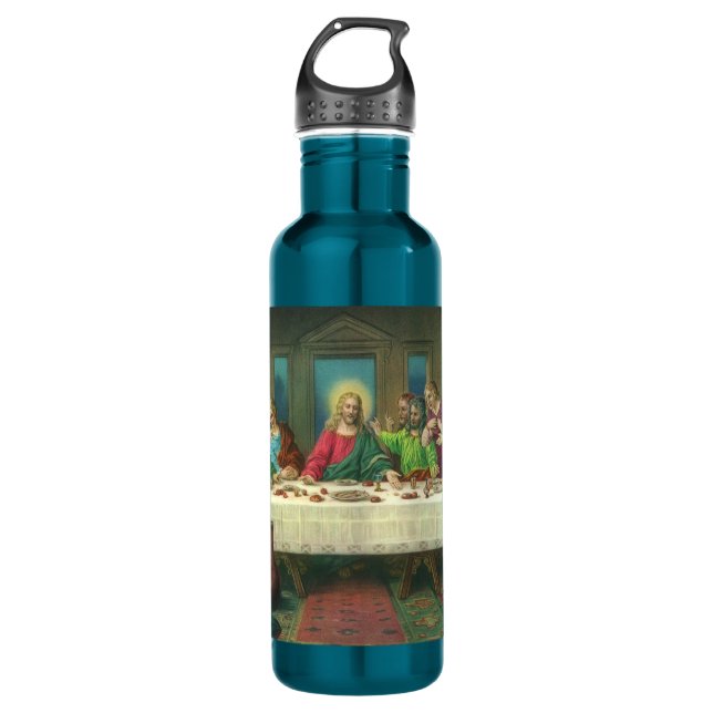 The Last Supper Originally by Leonardo da Vinci 710 Ml Water Bottle (Front)