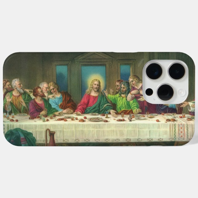 The Last Supper Originally by Leonardo da Vinci Case-Mate iPhone Case (Back (Horizontal))