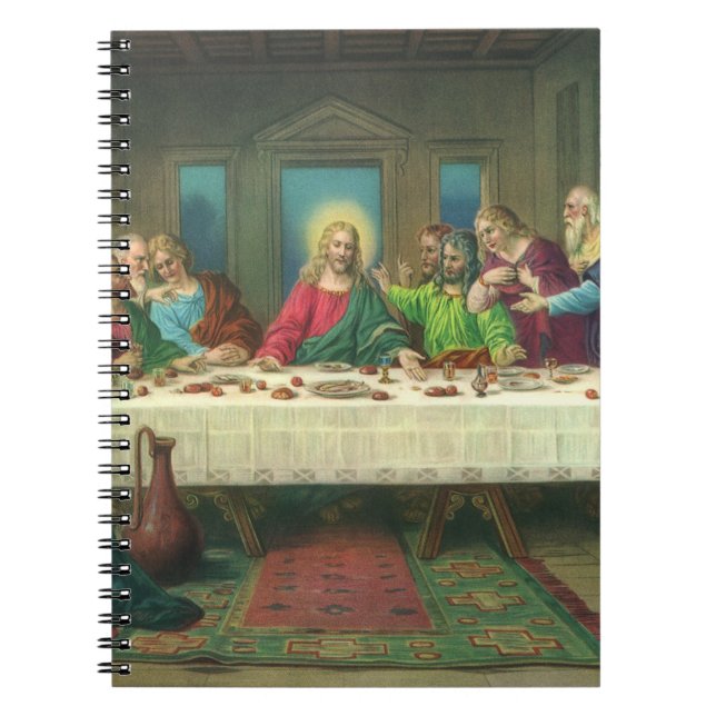 The Last Supper Originally by Leonardo da Vinci Notebook (Front)