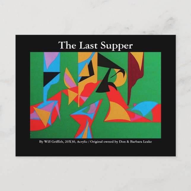THE LAST SUPPER POSTCARD (Front)