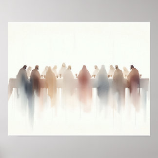 The last supper  poster