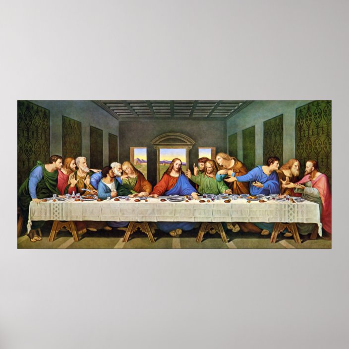 The Last Supper Print | Zazzle.co.uk