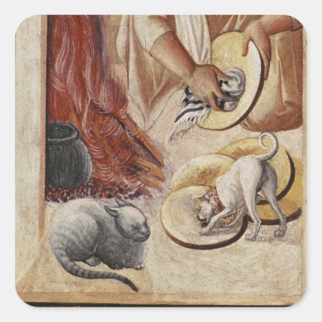 The Last Supper Square Sticker (Front)