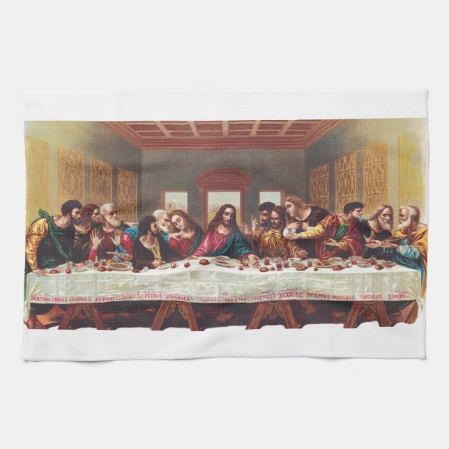 The Last Supper Tea Towel (Horizontal)