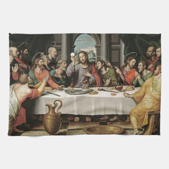 The Last Supper Tea Towel (Horizontal)