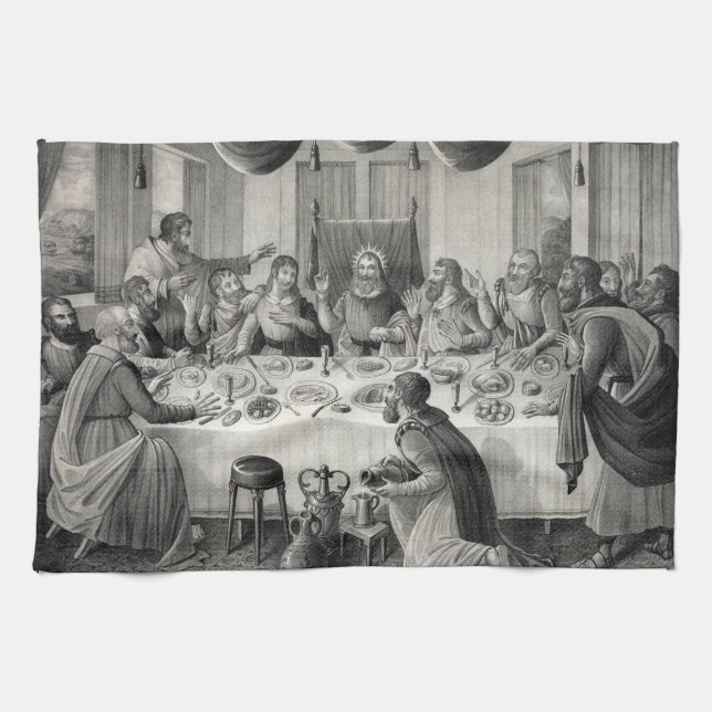 The Last Supper Tea Towel (Horizontal)