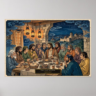The Last Supper — Ukiyo-e Poster