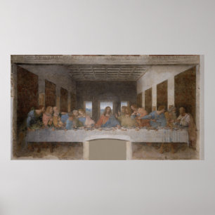 The Last Supper / Última Cena by Leonardo da Vinc Poster