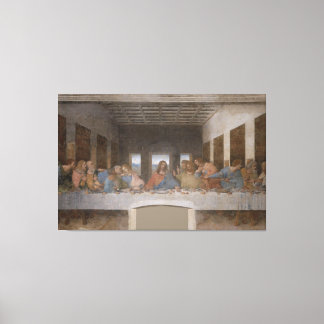The Last Supper / Última Cena by Leonardo da Vinci Canvas Print