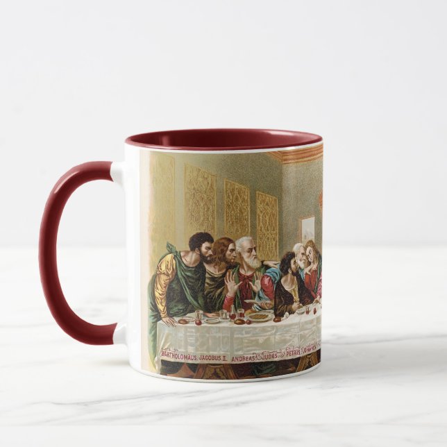 The Last Supper Vintage Art Mug (Left)