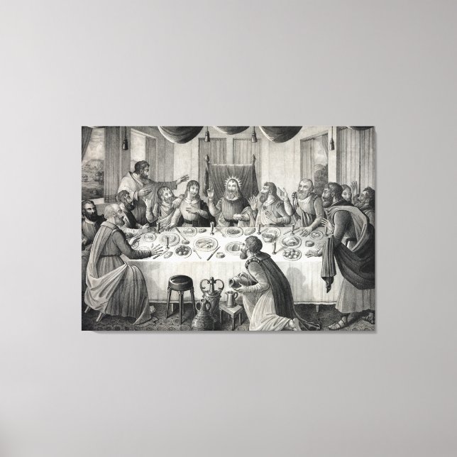 "The Last Supper" wrapped canvas print (Front)