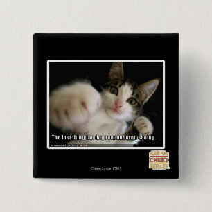 The last thing 15 cm square badge