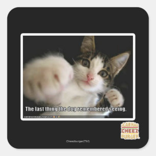 The last thing square sticker