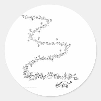 "The Last Unicorn" Classic Round Sticker