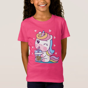 The Last Unicorn Colourful Kawaii Cute Baby Horse T-Shirt