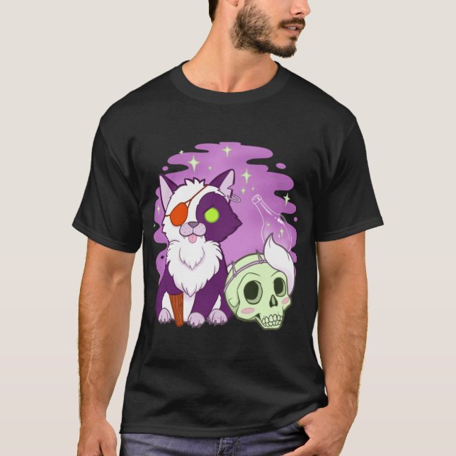 The Last Unicorn Pirate Cat T-Shirt (Front)