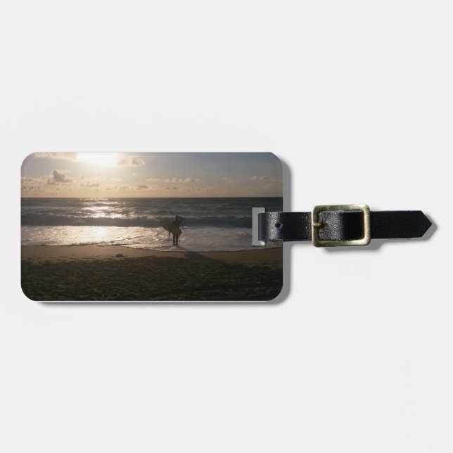 The Last Wave Surfer Luggage Tag (Front Horizontal)