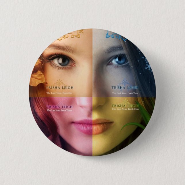 The Last Year Cover Button! 6 Cm Round Badge (Front)