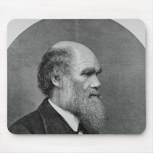 The Late Mr C. R. Darwin, FRS, LLD Mouse Mat (Front)