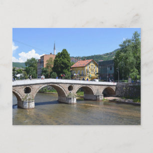 The Latin Bridge. Sarajevo. Postcard