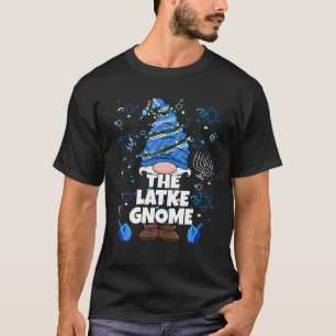 The Latke Gnome for Funny Jewish Matching Hanukkah T-Shirt