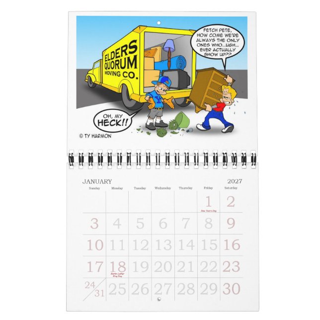 The Latter-Day Side Calendar (Jan 2027)