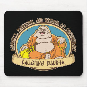 The Laughing Buddha Mouse Mat