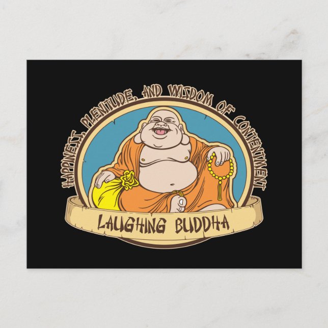 The Laughing Buddha Postcard (Front)