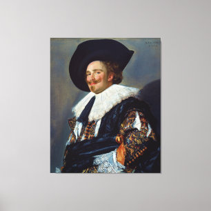 The Laughing Cavalier by Frans Hals (1624) Canvas Print