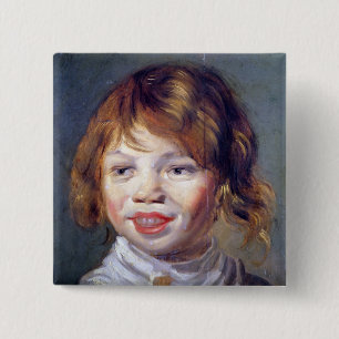 The Laughing Child 15 Cm Square Badge