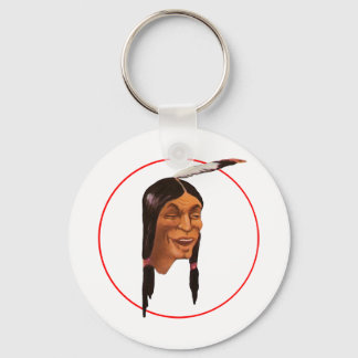 The Laughing Indian Key Ring