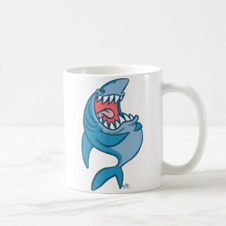 The Laughing Shark cartoon mug