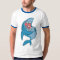 The Laughing Shark cartoon T-shirt