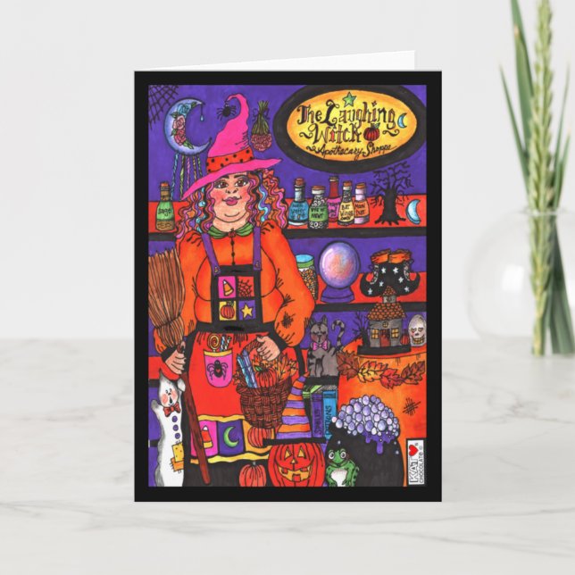 The Laughing Witch Apothecary Card (Front)