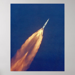 The Launch of Apollo 11 Poster