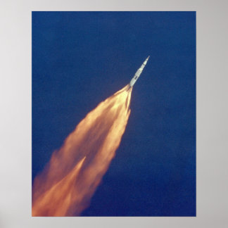The Launch of Apollo 11 Poster