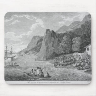 The Launch of the North West America at Nootka Sou Mouse Mat