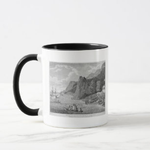 The Launch of the North West America at Nootka Sou Mug