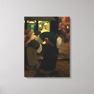The Laundresses, 1899 by Theophile Steinlen Canvas Print